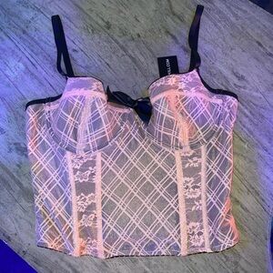 dELiA*s Pink Lace Shapewear Corset